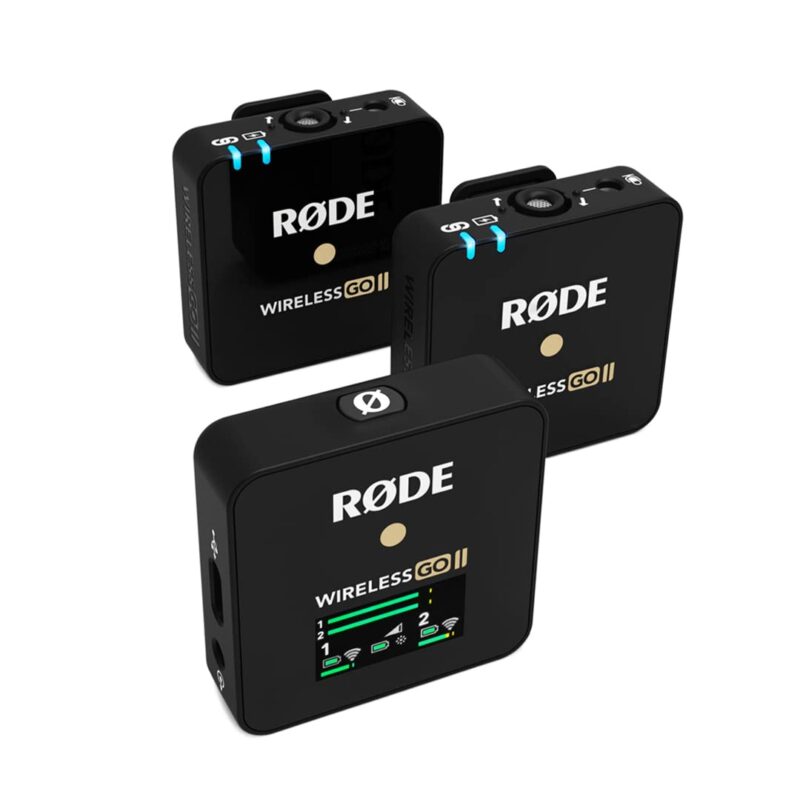 Rode Wireless Go II Dual Channel Wireless Microphone System, Black (Model Number: WIGOII) - Image 5