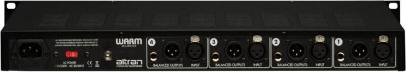 Warm Audio WA-412 4 Channel Universal Pre Amp With DI - Image 3