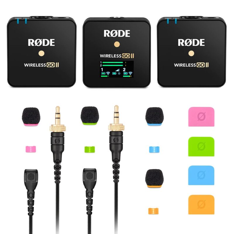 Rode Wireless Go II Dual Channel Wireless Microphone System, Black (Model Number: WIGOII) - Image 6