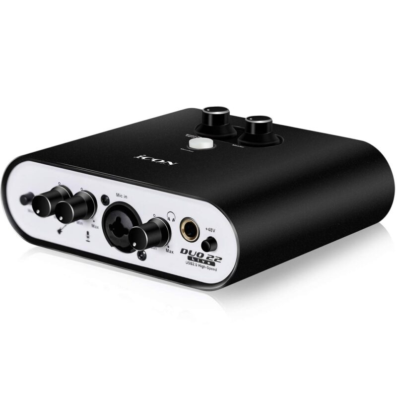 Icon Pro Audio Duo 22 Live USB Audio Interface with Mobile Streaming Capabilities, (1 mic preamp) - Image 6