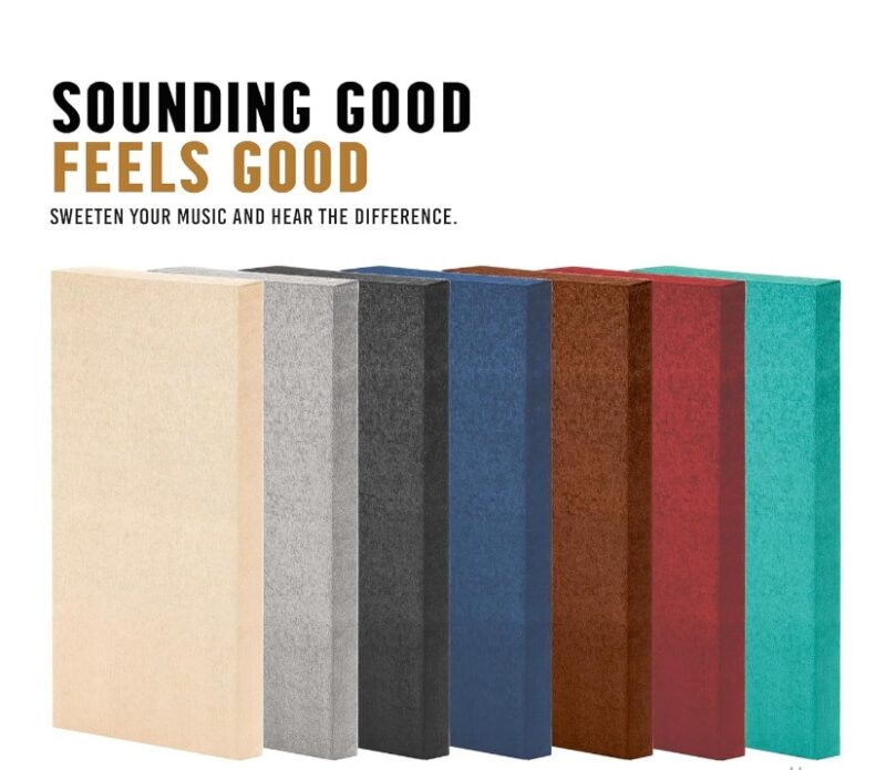 craftec Soundproofing Acoustic Panels | 4x2 Feet 2" Thick | Rockwool  SL 950 NRC=1 | Acoustic Fabric [SET OF 3] - Image 2